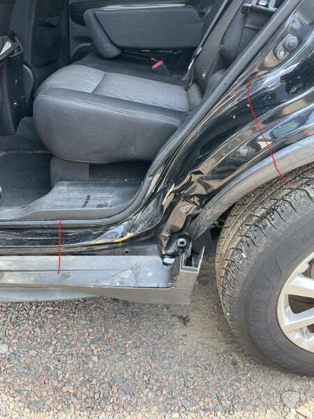 Частина лівої задньої арки Nissan Rogue  2017 2.5 Бензин 