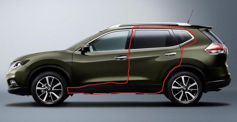 Дверь задняя левая H210A4CBMA   Nissan X-Trail