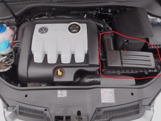 Корпус воздушного фильтра 3C0129607BB   Skoda Octavia, Skoda Octavia A5, Volkswagen Jetta