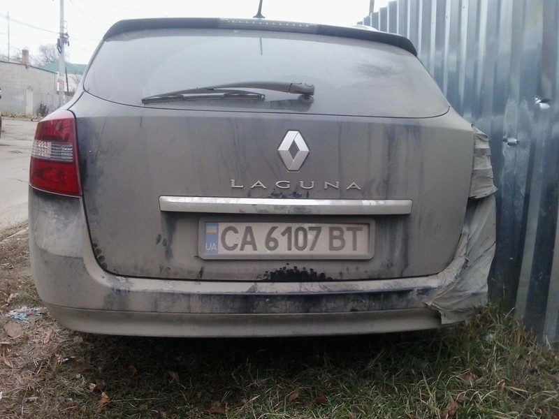 Бампер задний Renault Laguna 3 универсал 2011 г.  1.9 л дизель Черкассы