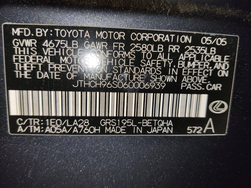 Фонарь задний, правий Lexus GS 2005 г.  3.0 л бензин Киев