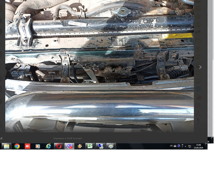 Балка кріплення радіатора Nissan Patrol Y61  2000 универсал 3.0 Дизель Львов