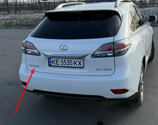 Логотип надпись lexus крышки багажника Lexus RX  2015 33.0 Бензин 