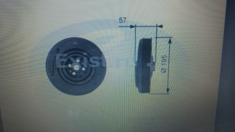 Шкив коленвала Volvo S80 Sl 2000 2.5 Дизель Киев