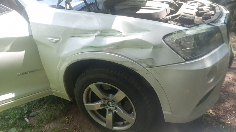 Праве крило та дзеркало BMW X3 F25 2013 универсал 2.0 Дизель Хмельницкий