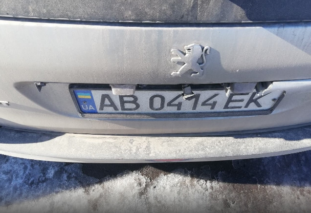 Планка подсветки задна Peugeot 206 SW 2004 универсал 1.6 Бензин Днепр