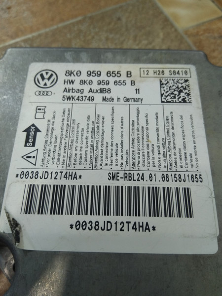 Блок управления SRS Audi A4 B8  2008 1.8 Бензин Одесса
