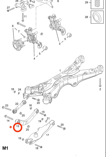 Плавающий сайлентблок Opel Vectra C  2005 универсал 1.9 Дизель Харьков