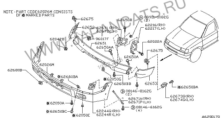 Передний бампер Nissan NP300 или Navara 1999 jlf 1999 2.5 Дизель Киев