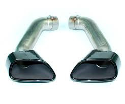 Black line насадки выххлопа прямоугольные (трапеции черные) 18302218603   BMW X5