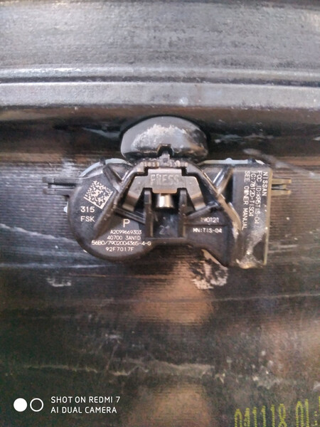 Да тчик давления шин Nissan Sentra  2019 1.8 Бензин 