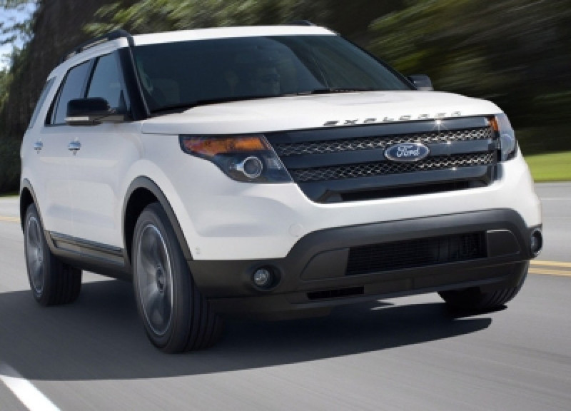 Решітка радіатора верхня Ford Explorer 2014 р.  3.0 л бензин Кривий Ріг
