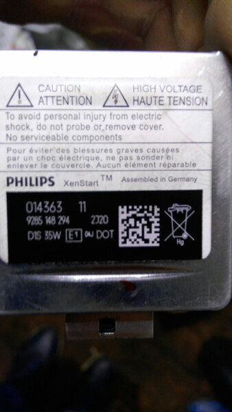 Лампа ксенон d1s philips BMW X5 E70  2012 3.0 Дизель Киев
