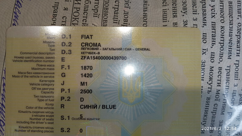 Генератор Fiat Croma хэтчбек 1995 г.  2.5 л дизель Черноморск