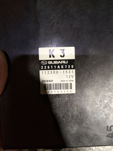 ЕБУ Subaru Forester 2.5 л Турбо АКПП 2006 2.5 Бензин 