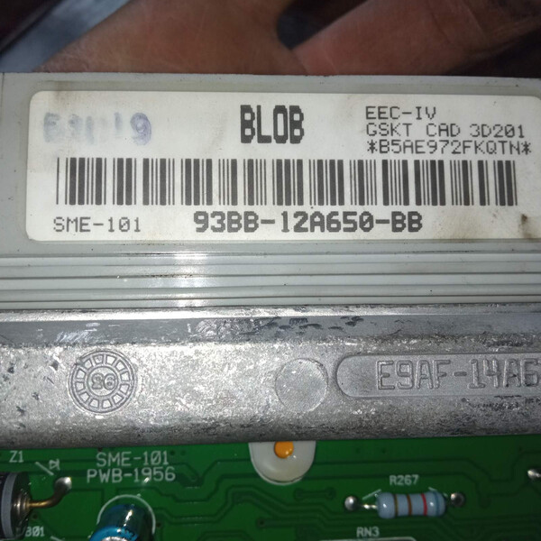Блок управления двигателем 93BB-12A650-BA   Ford Mondeo