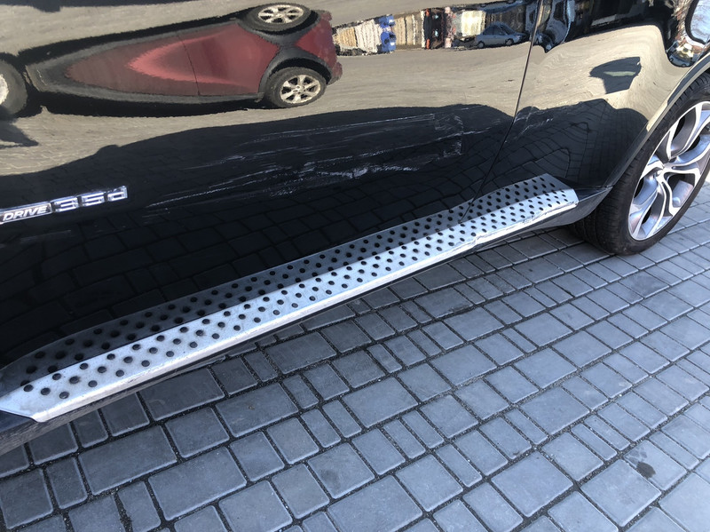 Порог левый с алюминевой накладкой BMW X6 E71 обычный 2010 3.0 Дизель 