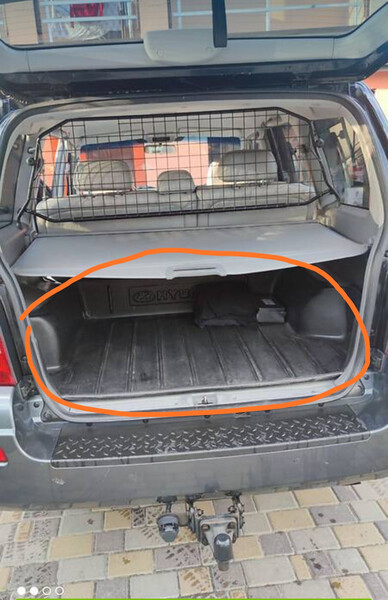 Обшивка багажника Hyundai Terracan  2006 Вараш