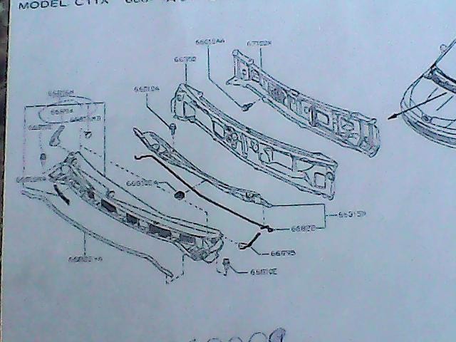 Наконечник пердней панели Nissan Tiida C12  2013 1.6 Бензин Киев