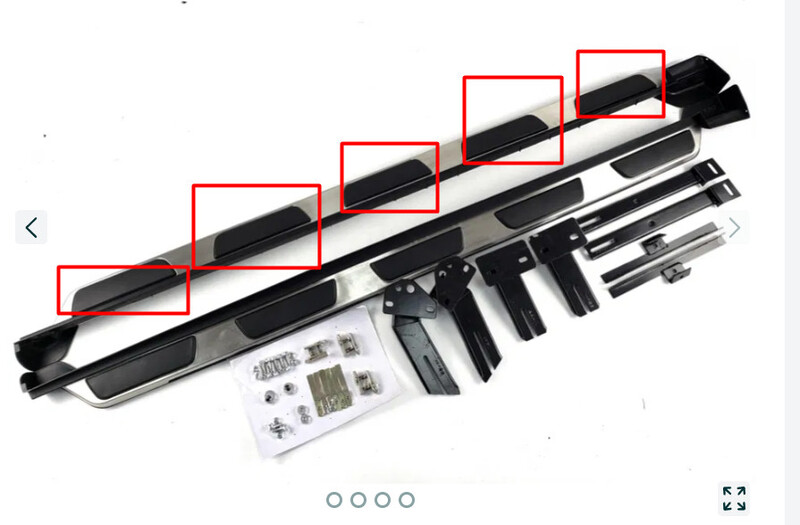 Накладки підніжок Audi Q7 2013 г.  3.0 л дизель