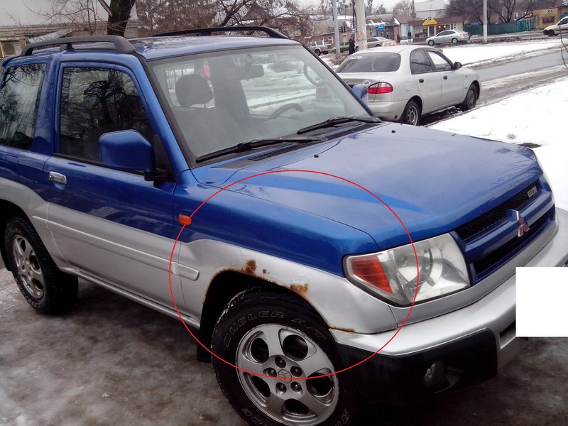 Крыло переднее Mitsubishi Pajero pinin 2001 2.0 Бензин Харьков