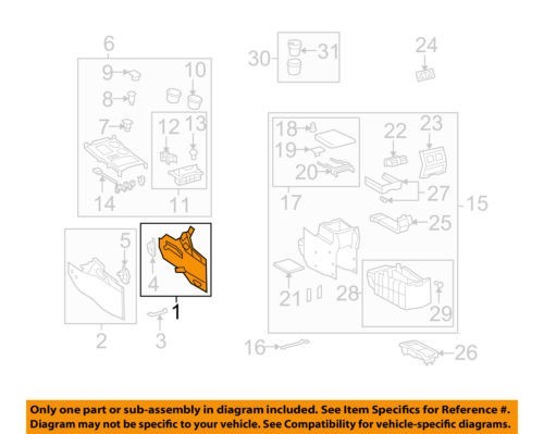 Накладка центральной консоли правая нижняя Toyota Highlander  2008 3.3 Бензин 
