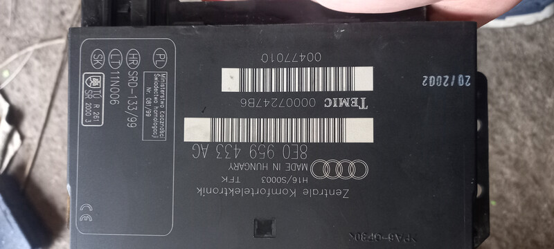 Блок комфорта Audi A4 B6 2001 2.0 Бензин Первомайск