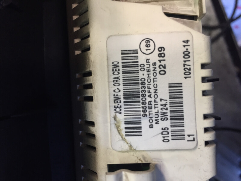 Дисплей бортового компьютера Peugeot 307  2005 купе 2.0 Бензин Одесса