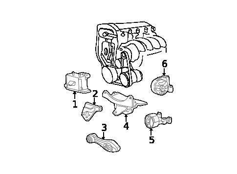 Mount bracket - gm (22635413) Pontiac Sunfire купе 2003 2.2 Бензин Киев