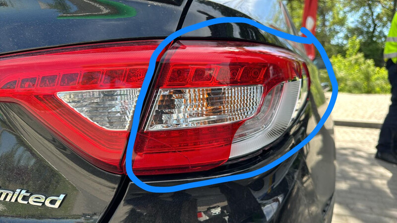 Стоп правый на крыле led в точку Hyundai Sonata 7  2015 2.4 Бензин 