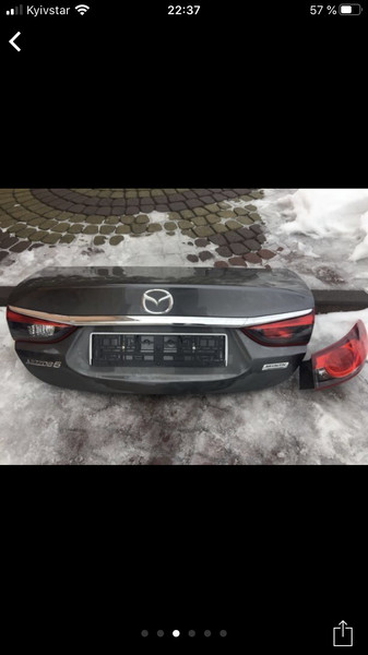 Кришка багажника Mazda 6 2467568 2014 р.  2.5 л бензин Київ