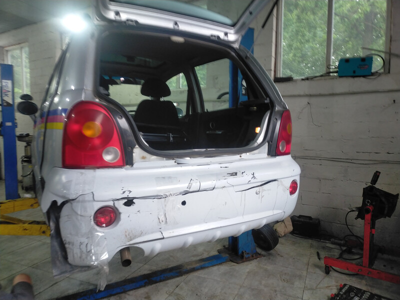 Бампер зад Chery QQ  2008 хетчбек 1.1 Бензин 