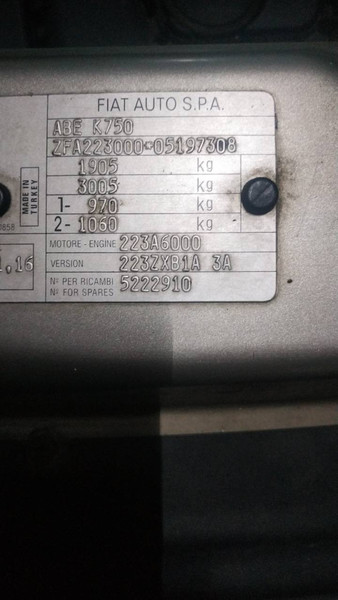 Двигатель в сборе (не турбовый) Fiat Doblo  2004 1.9 Дизель Киев