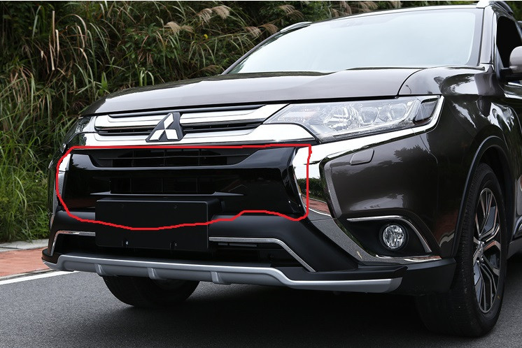 Молдинг переднего бампера Mitsubishi Outlander 3  2017 2.4 Бензин Запорожье