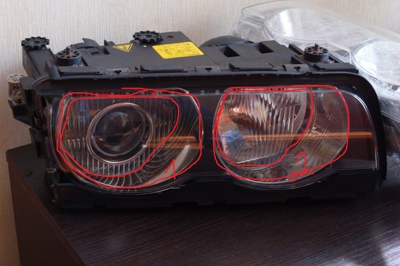 Элемент оптический для левой ксеноновой фары BMW 7 Series E38  2000 4.4 Бензин Киев