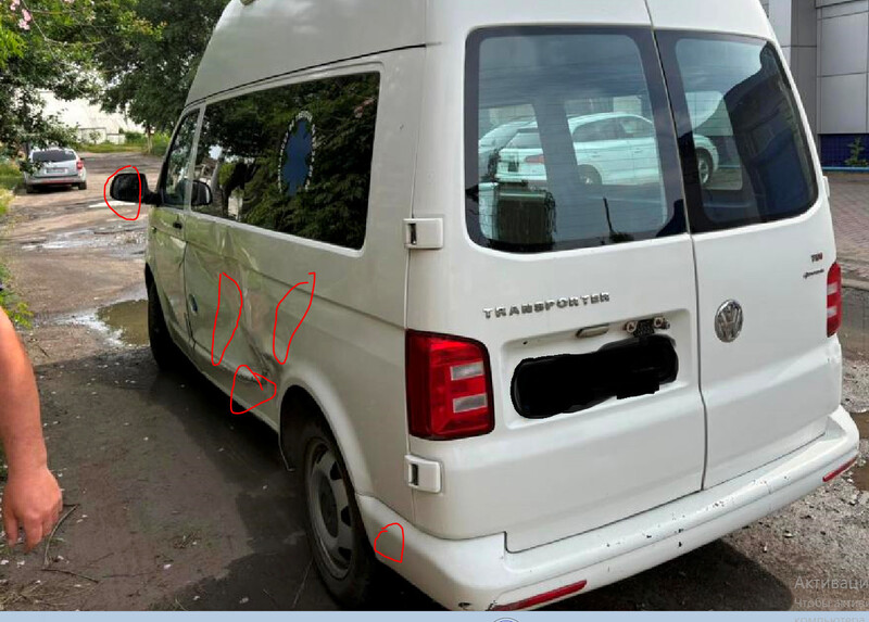 Боковина кузова левая Volkswagen T6 (Transporter)  2018 2.0 Дизель Одесса