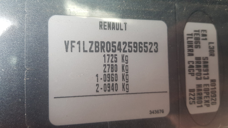 Фара правая Renault Fluence  2010 1.6 Бензин Полтава