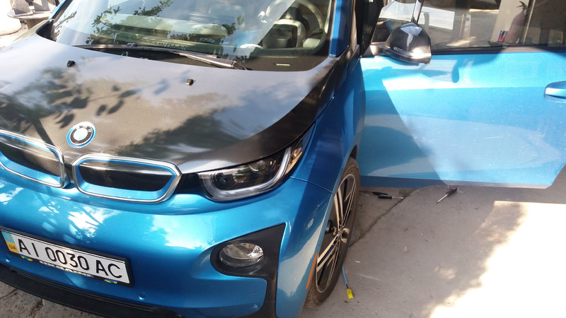 Зеркало левое вкладиш BMW i3 универсал 2016 г.  1.6 л электро Киев