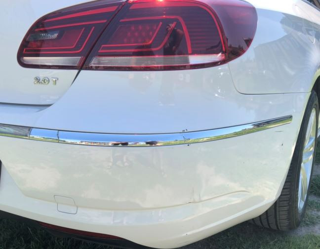 Правый молдинг заднего бампера правый хром Volkswagen Passat CC  2013 2.0 Бензин Херсон