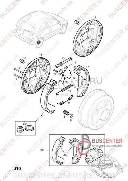 18048209 18048208 Opel Combo  2005 1.4 Бензин Канев