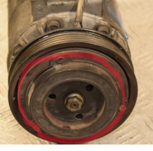 Магнітна муфта компресора Land Rover Freelander 2000 г.  2.0 л дизель Ковель