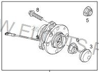 Ступица передняя 1603253   Opel Astra