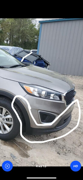 Нижняя часть переднего бампера Kia Sorento  2016 2.4 Бензин Киев