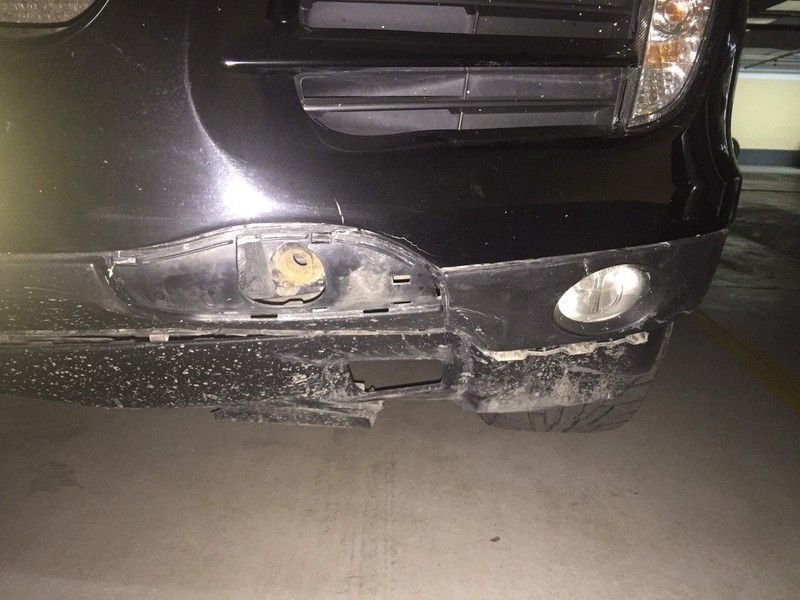 Нижняя накладка бампера переднего Porsche Cayenne  2008 4.8 Бензин Киев