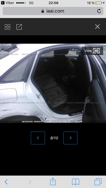 Чверть задня права Audi A4 B8  2014 2.0 Бензин Харків