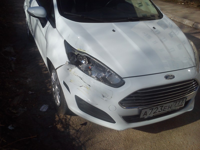 Передний бампер форд фиеста 2013 год Ford Fiesta MK7 хетчбек 2013 р.  1.5 л дизель Сімферополь