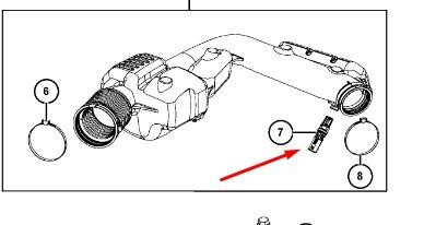 Датчик расхода воздуха с хомутами указанными Jeep Grand Cherokee  2015 3.6 Бензин Киев