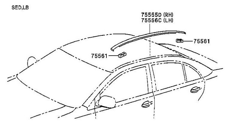 Молдинг Toyota Avensis  2007 1.8 Бензин Хмельницкий