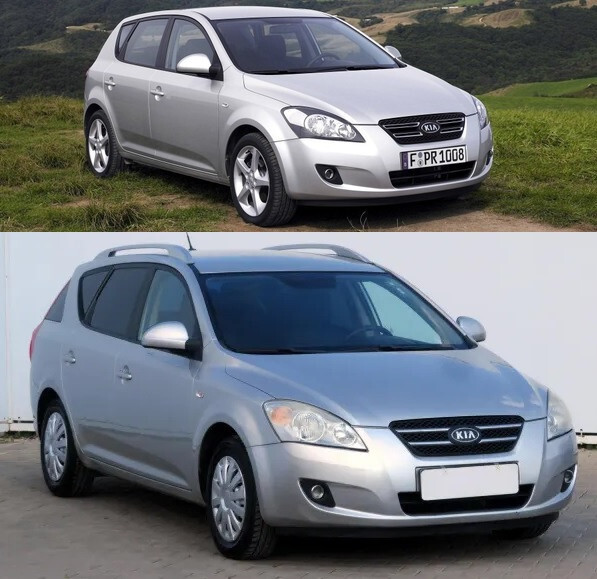 Фары передние Kia Ceed хэтчбек 2009 г.  1.6 л бензин Киев
