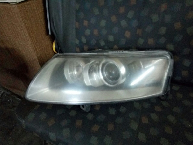 Фара левая (lh) под ксенон с линзой Audi A6 C6 универсал 2005 г.  3.0 л дизель Новомосковск